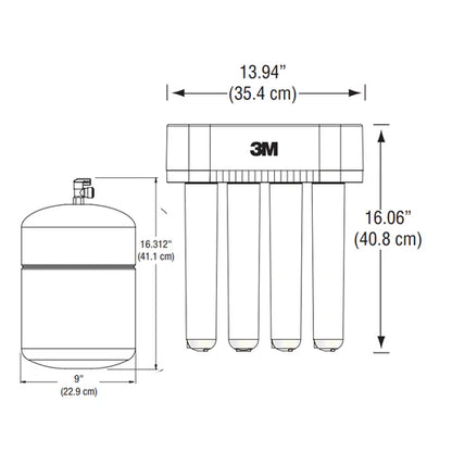 3M™ 3MRO401 Reverse Osmosis System (3MRO401-01A)