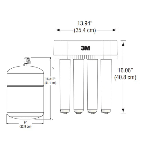 3M™ 3MRO401 Reverse Osmosis System (3MRO401-01A)