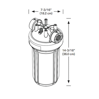 Aqua-Pure™ AP801B Whole-House Filter Housing (Blue Sump) - (5639201)