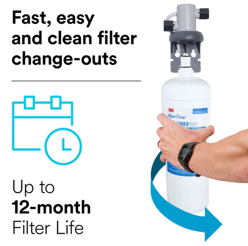 Aqua-Pure™ 3MFF100 Under Sink Full-Flow Water Filtration System - (5616318)